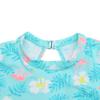 Girls Rash Guard Swimsuit UV 50+ Long Sleeve One Piece Swimwear (as1, Numeric, Numeric_12, Regular) Rainbow view 3