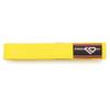 KO Sports Youth Brazilian Jiu Jitsu Belt, BJJ Gi Belt for Kids with Ranking Bar, 100% Cotton Durable Weave for Ages 4-15, All Ranks Available for Ages 4-15 for Training and Competition (Yellow, M0) view 1