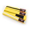 KO Sports Youth Brazilian Jiu Jitsu Belt, BJJ Gi Belt for Kids with Ranking Bar, 100% Cotton Durable Weave for Ages 4-15, All Ranks Available for Ages 4-15 for Training and Competition (Yellow, M0) view 2