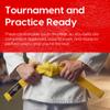 KO Sports Youth Brazilian Jiu Jitsu Belt, BJJ Gi Belt for Kids with Ranking Bar, 100% Cotton Durable Weave for Ages 4-15, All Ranks Available for Ages 4-15 for Training and Competition (Yellow, M0) view 4