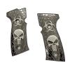 Grips America Custom Sig P320 AXG Metal Grip P320 AXG Grips Skull Sig P320 Black Nickel view 2