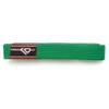 KO Sports Youth Brazilian Jiu Jitsu Belt, BJJ Gi Belt for Kids with Ranking Bar, 100% Cotton Durable Weave for Ages 4-15, All Ranks Available for Ages 4-15 for Training and Competition (Green, M1) view 1