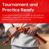 KO Sports Youth Brazilian Jiu Jitsu Belt, BJJ Gi Belt for Kids with Ranking Bar, 100% Cotton Durable Weave, All Ranks Available for Ages 4-15 for Training and Competition (Orange & Black, M1) view 4