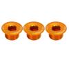Yosoo M19 Crank Cover Screws, M19 Aluminum Alloy Crank Cover Screws for Mountain (Gold) view 1