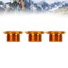 Yosoo M19 Crank Cover Screws, M19 Aluminum Alloy Crank Cover Screws for Mountain (Gold) view 2