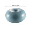 VBESTLIFE Fitness Donut, Exercise Donut Yoga Ball Workout Core Training Stability Ball for Yoga Pilates Balance Training with Inflatable Pump (Grey) view 3