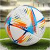 World Cup Quality Soccer Ball Size 5 Thermally Bonded Match Ball with Seamless Stitching- Official Match Weight- Long Lasting Professional High Grade PU Leather- Pelota de Futbol- USA view 4