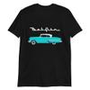 1954 Chevy Bel Air Turquoise Antique Classic Car Collector Cars Short-Sleeve Unisex T-Shirt view 1