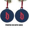 GRAPHICS & MORE Duquesne University Primary Logo Aluminum Holiday Christmas Tree Ornament - 3.0" (7.6 cm) x 3.37" (8.6 cm) view 2