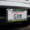 North Dakota State NDSU Bison Logo Full Size Standard License Plate Metal Frame view 2