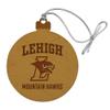 GRAPHICS & MORE Lehigh University Mountain Hawks Logo Wood Christmas Tree Holiday Ornament view 1