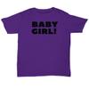 Baby Girl Clothes, Baby Girl Tshirt Women, Black Baby Girl on Tshirt for Women, Baby Girl on Tshirt for Unisex view 2