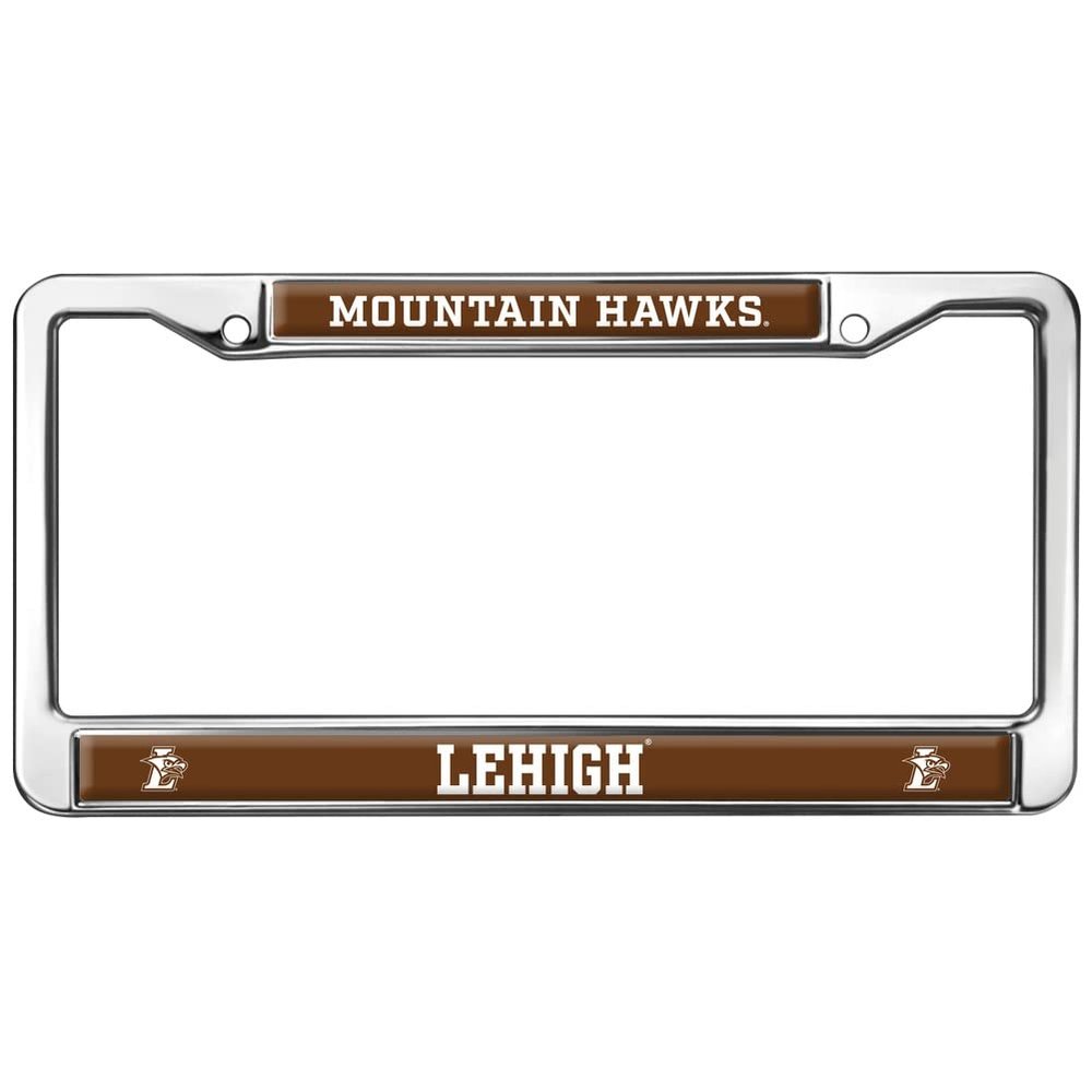 Lehigh University Mountain Hawks Full Size Standard License Plate Metal Frame