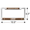 Lehigh University Mountain Hawks Full Size Standard License Plate Metal Frame view 4