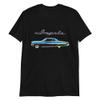 1961 Chevy Impala Bubble Top Classic Car Custom Design Short-Sleeve Mens T-Shirt Black view 1
