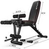 FSunKoFu Weight Bench Training Fitness Gym Adjustable Foldable Incline Decline Flat Workout Bench for Home Gym,Multi Exercise Weights for Men Dumbbells Bench view 2