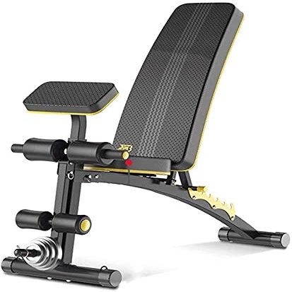 FSunKoFu Weight Bench Training Fitness Gym Fitness Chairs Sit-Ups Fitness Equipment Multifunctional Weight Bench Bird Bench Benches Dumbbell Bench Load-Bearing 200kg