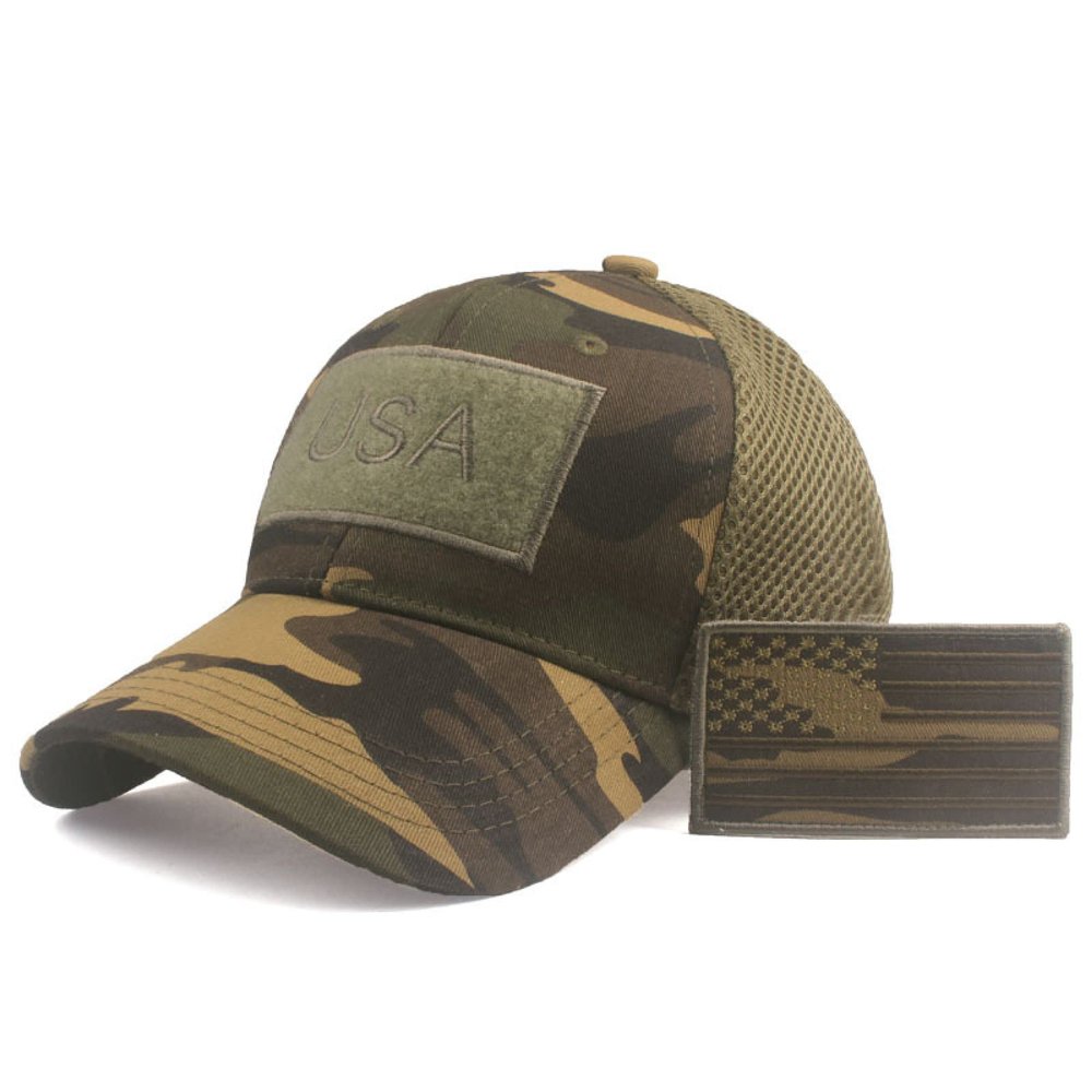 Camouflage Baseball Caps Men Summer Mesh Trucker Cap Hats