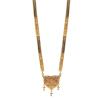 Frienemy Home Presents Traditional One Gram Gold Glorious Hand Meena 30 Inch Long Mangalsutra/Tanmaniya/Nallapusalu/Black Beads Mangalsutr for Women Gold Long Chain #Frienemy-1731 view 1