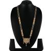 Frienemy Home Presents Traditional One Gram Gold Glorious Hand Meena 30 Inch Long Mangalsutra/Tanmaniya/Nallapusalu/Black Beads Mangalsutr for Women Gold Long Chain #Frienemy-1731 view 2
