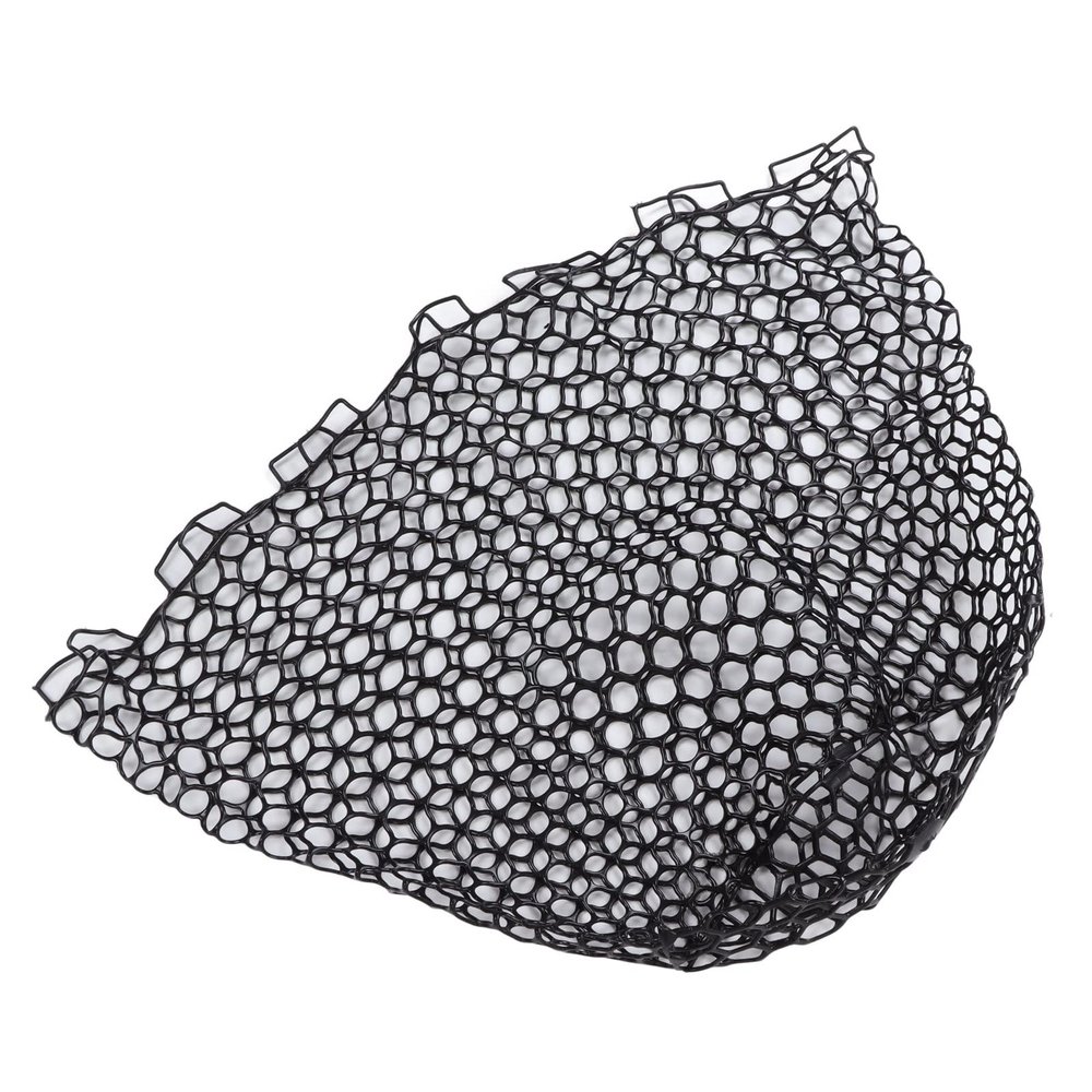 Fabul Replacement Fishing Net Bag Freshwater Fish Protection Lightweight Deep Black Rubber Fish Net Bag for Fly Fishing