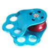 Climbing Pulley,30KN Three Holes Ball Bearing Single Pulley,Rock Climbing Pulley for 14mm Rope Hauling, Rock Climbing, Rescue Applications, Zipline Sports Etc view 4