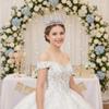 Luxury Crystal Tiara Crown for Women - Sparkling Cubic Zirconia Bridal Headpiece for Wedding, Prom, Pageant, Quinceanera - Silver Princess Hair Accessories for Bride view 2