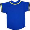 DIGITMON Kids Baseball Jersey Button Down Premium Hip Hop T Shirts Uniform RoyalBlue Yellow for 6y Toddlers view 4