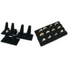 3 Black Velvet Ring Finger & Black Velvet Ring Tray Insert Jewelry Display Kit view 1