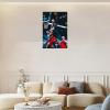 LIHONK Famous Basketball Player Canvas Poster Wall Art Unframe 16x24inch view 3