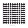PATIKIL Pool Table Marker Dots, 1 Sheet/100Pcs Billiard Snooker Point Stickers Ball Position Locator for Billiards Practice, Black view 2