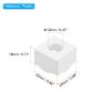 PATIKIL Pool Chalk Holder, 6 Pack Billiard Chalk Storage Holder Portable Cue Chalk Holder Billiards Pool Table Accessory for Billiard Chalk, White view 2