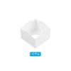 PATIKIL Pool Chalk Holder, 6 Pack Billiard Chalk Storage Holder Portable Cue Chalk Holder Billiards Pool Table Accessory for Billiard Chalk, White view 3