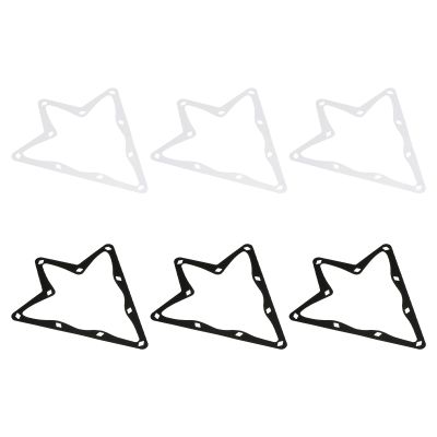 PATIKIL Billiard Pendulum Sticker, 6 Pack Triangle Billiard Magic Rack Table Ball Holder Kick Off Pool Sticker Positioning Rack