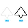 PATIKIL Billiard Pendulum Sticker, 6 Pack Triangle Billiard Magic Rack Table Ball Holder Kick Off Pool Sticker Positioning Rack view 3