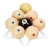 PATIKIL Billiard Pendulum Sticker, 6 Pack Triangle Billiard Magic Rack Table Ball Holder Kick Off Pool Sticker Positioning Rack view 4