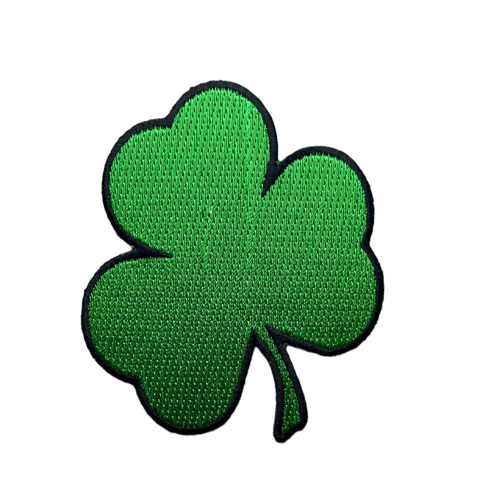 3 Leaf Shamrock Irish Good Luck 3 inch Patch IV2931b F1D5J