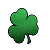 3 Leaf Shamrock Irish Good Luck 3 inch Patch IV2931b F1D5J view 1