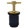 MarineNow Brass T-Handle Drain Plug 1" Diameter Choose Pack Size (2-Pack) view 2