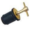 MarineNow Brass T-Handle Drain Plug 1" Diameter Choose Pack Size (2-Pack) view 3