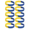 FOLOSAFENAR Comfortable Rubber Bracelets 10 Piece Set, 6.5 cm Diameter, 1.2 cm Width for International Soccer World Cup Sports Events and Games view 1