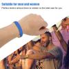 FOLOSAFENAR Comfortable Rubber Bracelets 10 Piece Set, 6.5 cm Diameter, 1.2 cm Width for International Soccer World Cup Sports Events and Games view 2