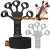 Silicone Grip Device Finger Exercise Stretcher Finger Gripper Strength Trainer Strengthen Rehabilitation Training Grey 40g view 2