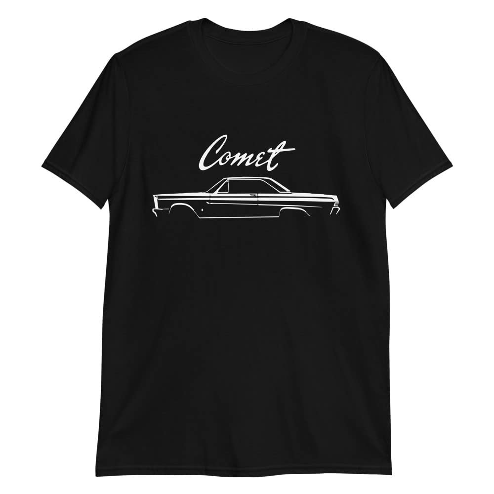 1965 Mercury Comet Cyclone Antique Classic Car Automotive Nostalgia T-Shirt Black