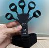 Silicone Grip Device Finger Exercise Stretcher Finger Gripper Strength Trainer Strengthen Rehabilitation Training Black B 40g view 1