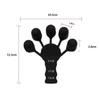 Silicone Grip Device Finger Exercise Stretcher Finger Gripper Strength Trainer Strengthen Rehabilitation Training Black B 40g view 4