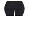 Avenue Women's Plus Size Hi Waist Swim Short, 14 Black view 4
