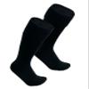 Pee Wee Soccer Socks, 2 to 4 Years, Toddler Soccer Knee High Tube Socks, Little Kids Soccer Socks (Black) view 2