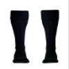 Pee Wee Soccer Socks, 2 to 4 Years, Toddler Soccer Knee High Tube Socks, Little Kids Soccer Socks (Black) view 3