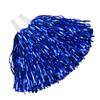 Hooshing 12PCS Blue Pom Poms Cheerleading Fluffy Metallic Foil Pom Poms with Baton Handle for Dancing Sports Party Cheerleading Squads view 1